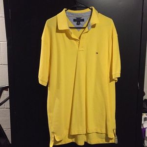 Tommy Hilfiger yellow polo shirt XL